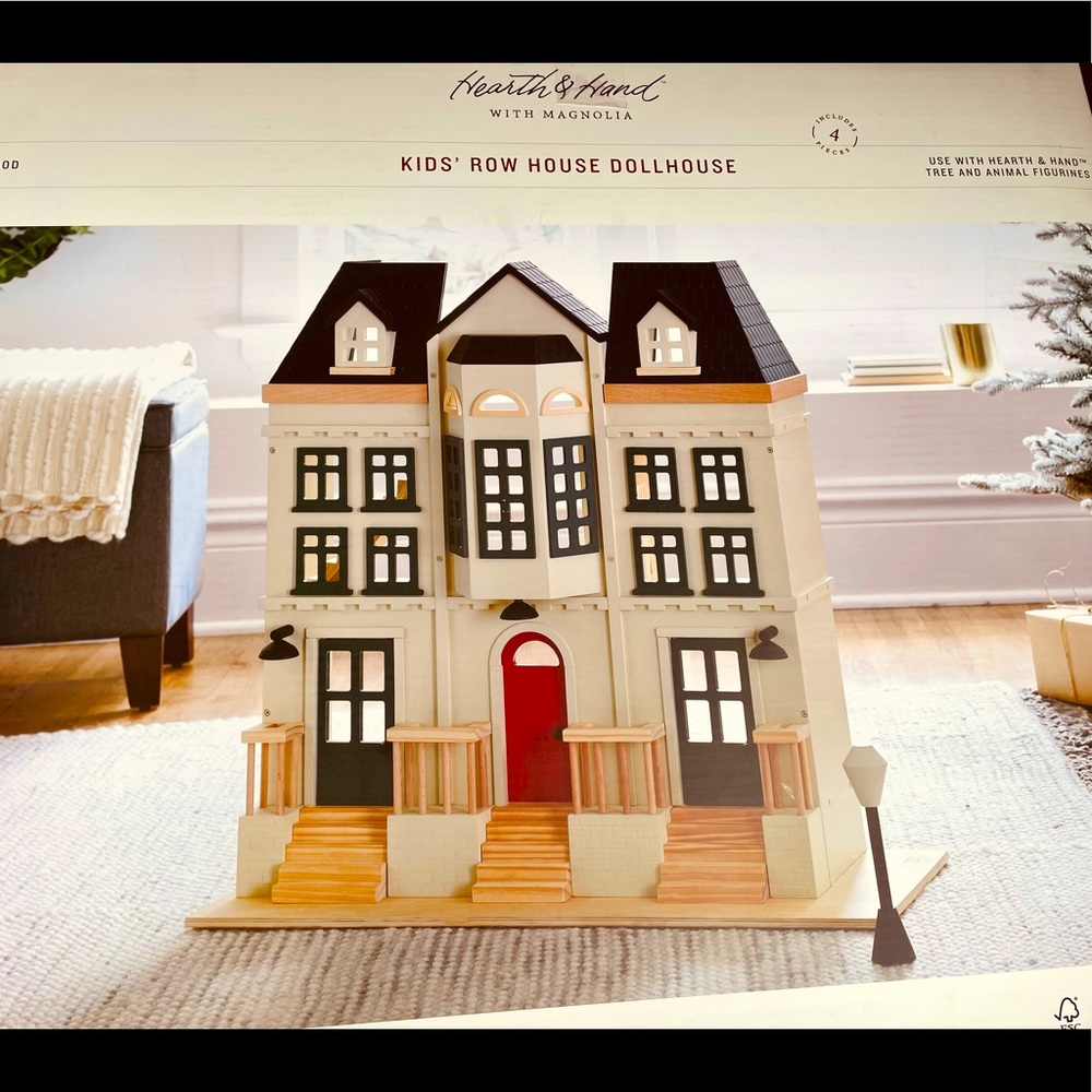 Hearth & Hand Kids Row Dollhouse NEW